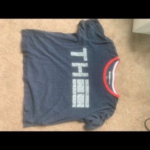 Short sleeve crop top